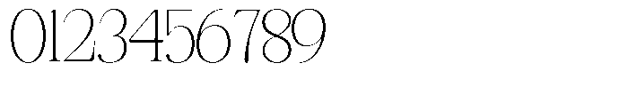 Rafiela Extra Light Condensed Font OTHER CHARS
