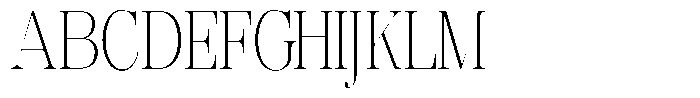 Rafiela Extra Light Condensed Font UPPERCASE