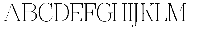 Rafiela Extra Light Font UPPERCASE