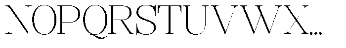 Rafiela Extra Light Font UPPERCASE