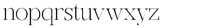 Rafiela Extra Light Font LOWERCASE