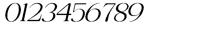 Rafiela Italic Font OTHER CHARS