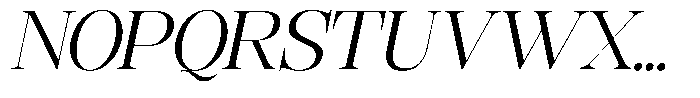 Rafiela Italic Font UPPERCASE