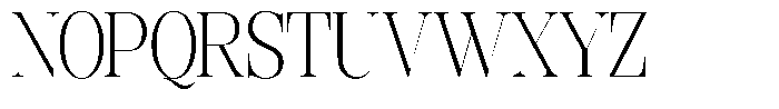 Rafiela Light Condensed Font UPPERCASE
