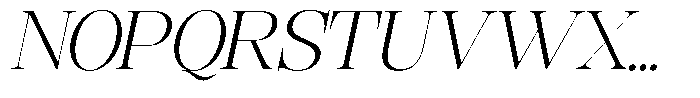 Rafiela Light Italic Font UPPERCASE
