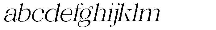 Rafiela Light Italic FONT