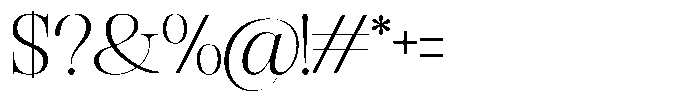 Rafiela Light Font OTHER CHARS