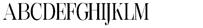 Rafiela Medium Condensed Font UPPERCASE