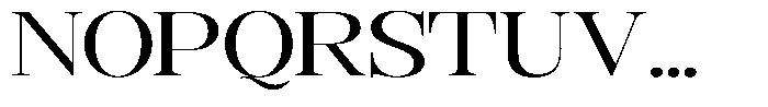 Rafiela Medium Expanded Font UPPERCASE