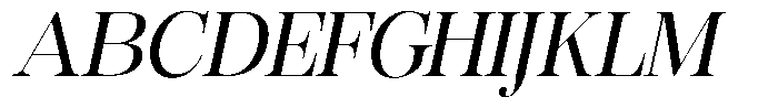 Rafiela Medium Italic Font UPPERCASE