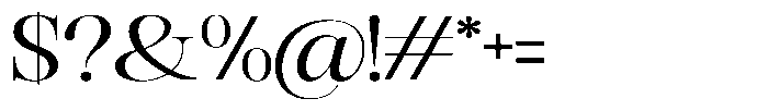 Rafiela Medium Semi Expanded Font OTHER CHARS