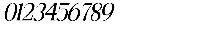 Rafiela Semi Bold Condensed Italic Font OTHER CHARS