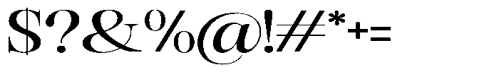 Rafiela Semi Bold Expanded Font OTHER CHARS