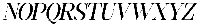 Rafiela Semi Bold Semi Condensed Italic Font UPPERCASE
