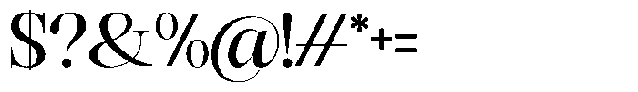 Rafiela Semi Bold Font OTHER CHARS