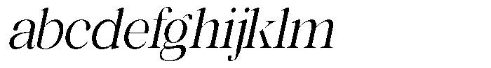 Rafiela Semi Condensed Italic FONT