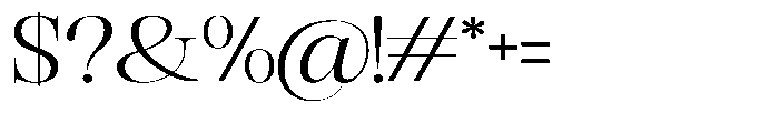 Rafiela Semi Expanded Font OTHER CHARS