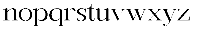 Rafiela Semi Expanded Font LOWERCASE