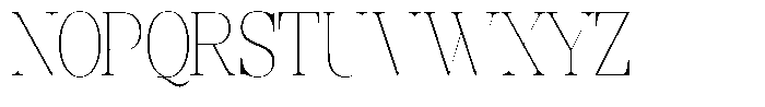 Rafiela Thin Condensed Font UPPERCASE