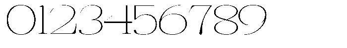 Rafiela Thin Expanded Font OTHER CHARS