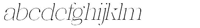 Rafiela Thin Italic FONT