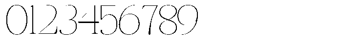 Rafiela Thin Semi Condensed Font OTHER CHARS