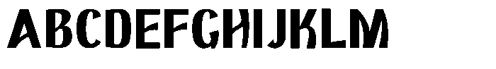 Rafiesta Font UPPERCASE
