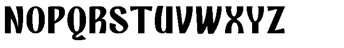 Rafiesta Font UPPERCASE