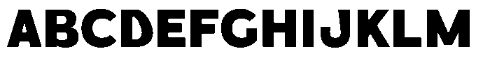 Rafigo Font UPPERCASE