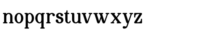 Rafikae Regular Font LOWERCASE