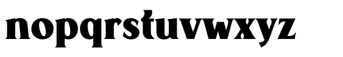 Raftage Extra Bold Font LOWERCASE