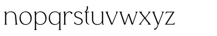 Raftage Extra Light Font LOWERCASE