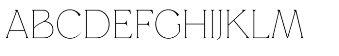 Raftage Thin Font UPPERCASE