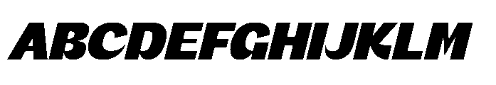 Raftket Italic Font UPPERCASE