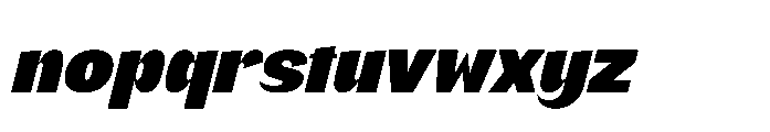Raftket Italic Font LOWERCASE