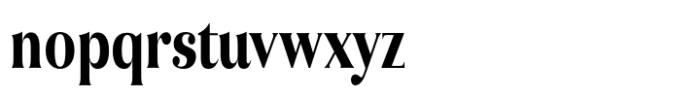 Ragazzi Condensed Extra Bold Font LOWERCASE
