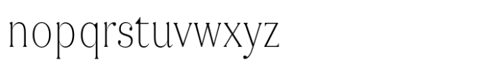 Ragazzi Condensed Light Font LOWERCASE