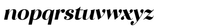 Ragazzi Extra Bold Italic Font LOWERCASE