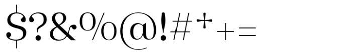 Ragazzi Medium Font OTHER CHARS