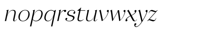 Ragazzi Regular Italic Font LOWERCASE