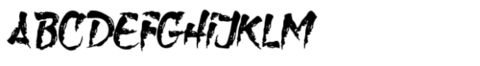 Rageborne Font UPPERCASE