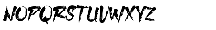 Rageborne Font LOWERCASE