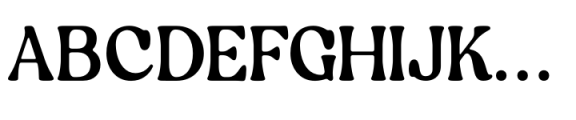 Ragenik Regular Font UPPERCASE