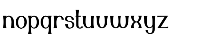 Ragfille Regular Font LOWERCASE