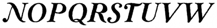 Ragged Write NF Italic Font UPPERCASE