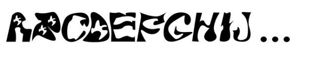 Raggedy Font UPPERCASE