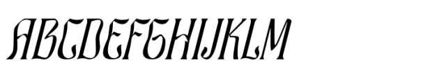 Raghlick Italic Font UPPERCASE