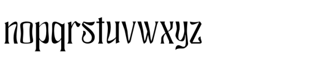 Raghlick Regular Font LOWERCASE