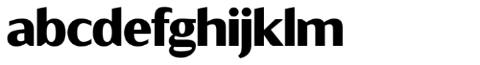 Ragik Sans Heavy Font LOWERCASE