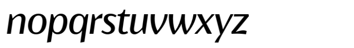 Ragik Sans Regular Italic Font LOWERCASE